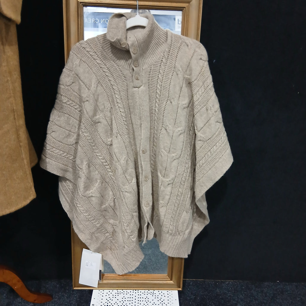 Poncho with Buttons 332769