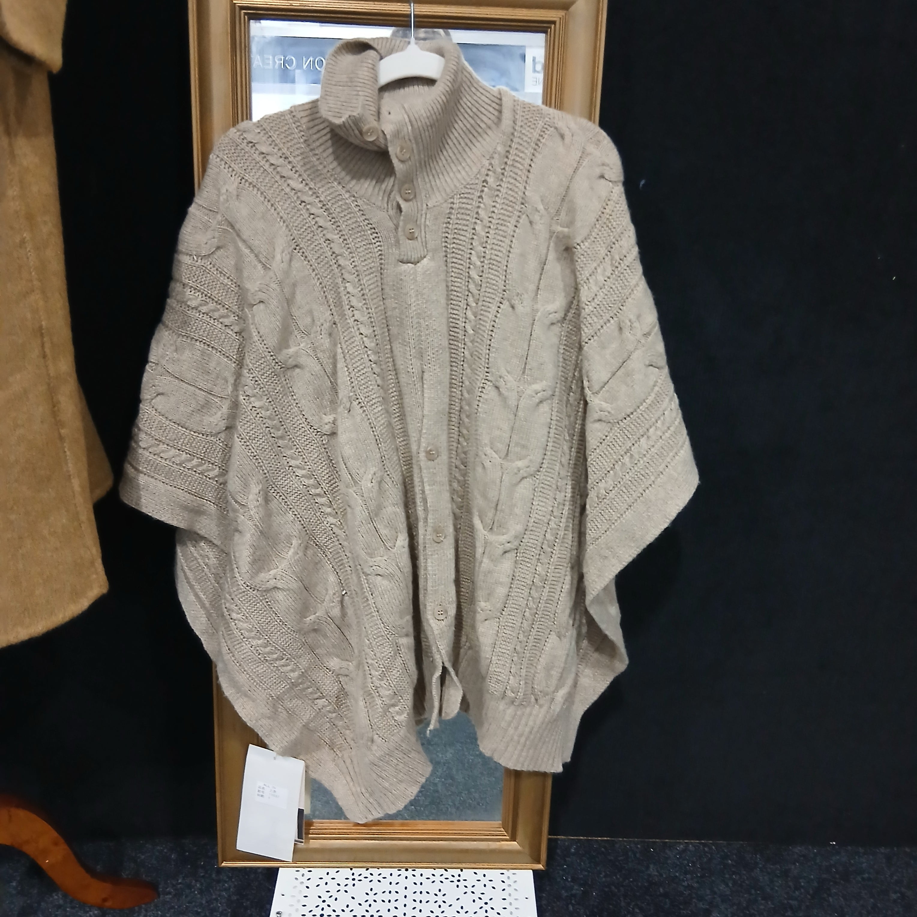 Poncho with Buttons 332769