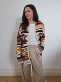 Knitted Cardigan - Maple Leaf 23227