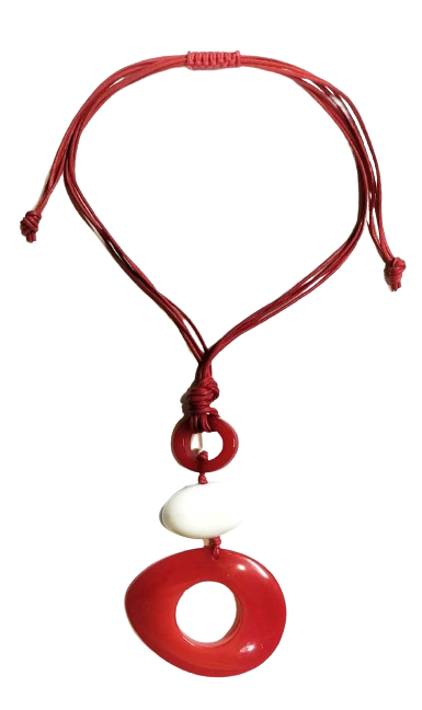 3 Natural Shapes Necklace NK-34757