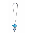 Whimsical Wooden Bird Necklace N6-8405