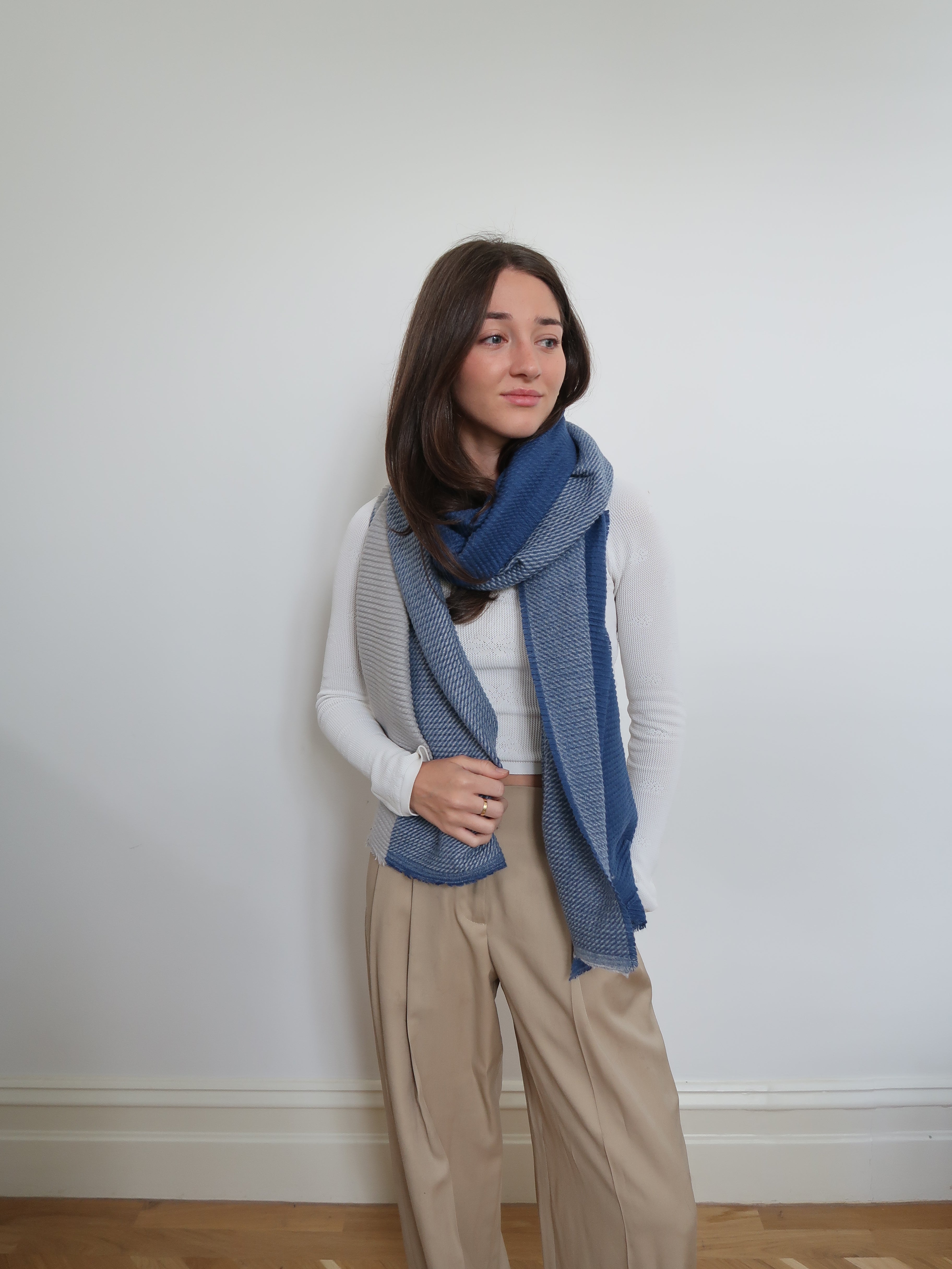 Crinkle Texture Lightweight Scarf - BWS-0800