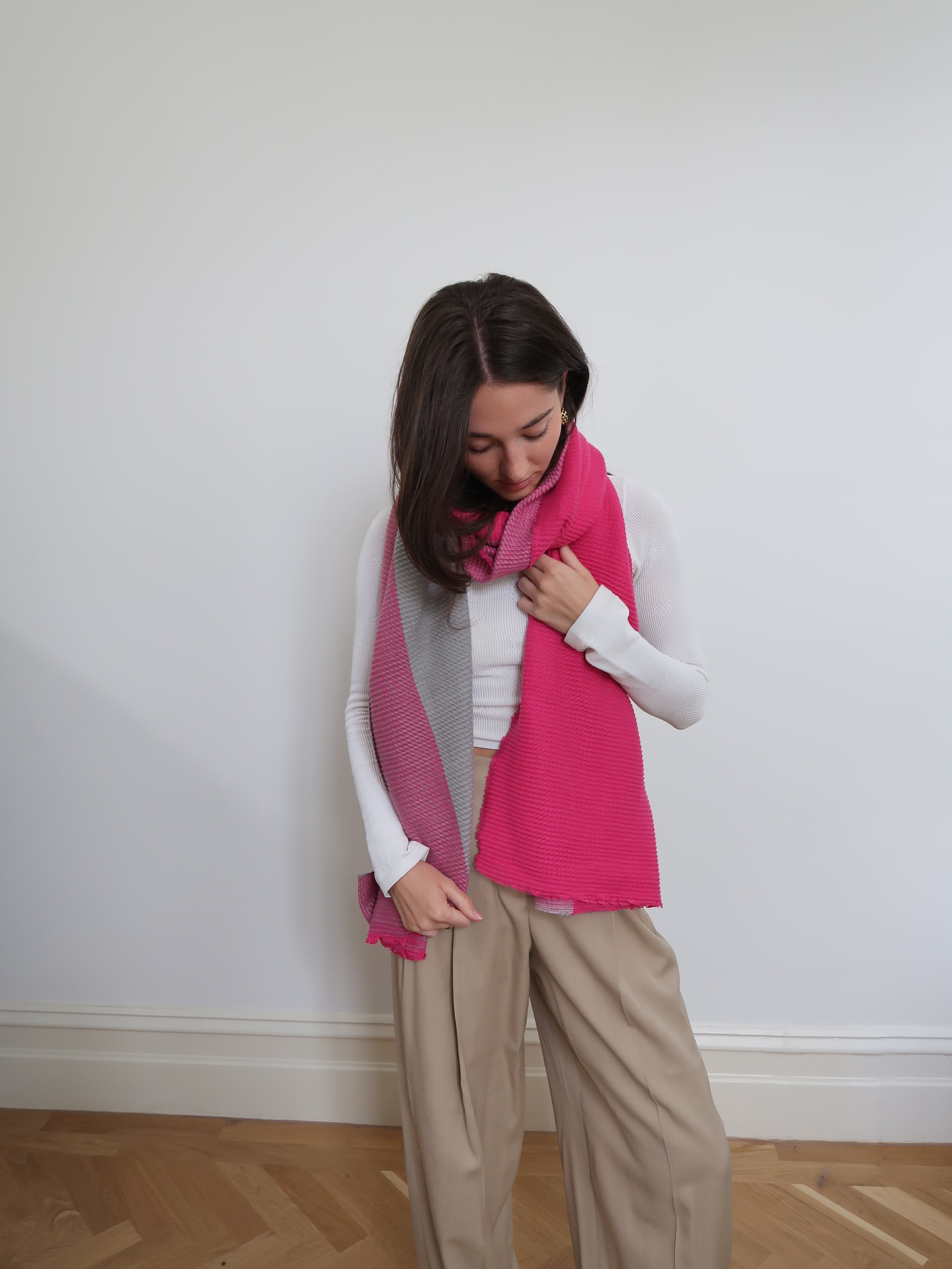 Crinkle Texture Lightweight Scarf - BWS-0800