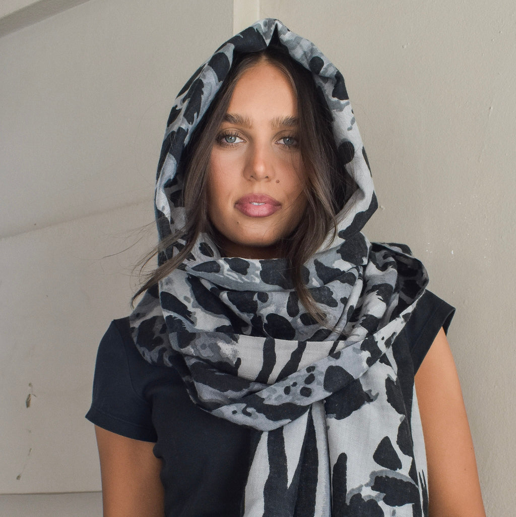 Thick Scarf Leopard / Zebra BW25558