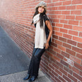 Fluffy Faux Fur Bucket Hat Leopard 7532