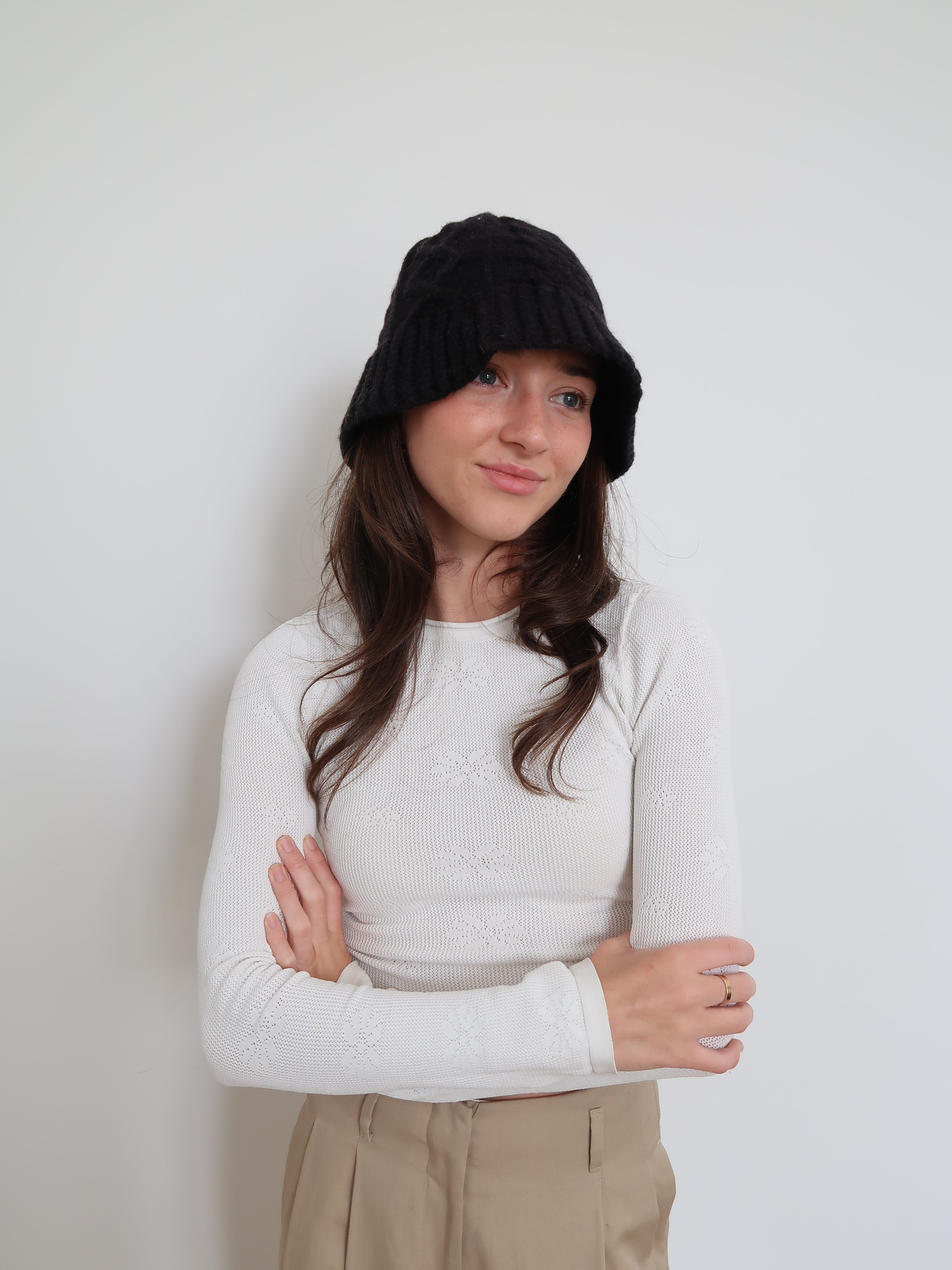 Cable Knit Hat - HT1756