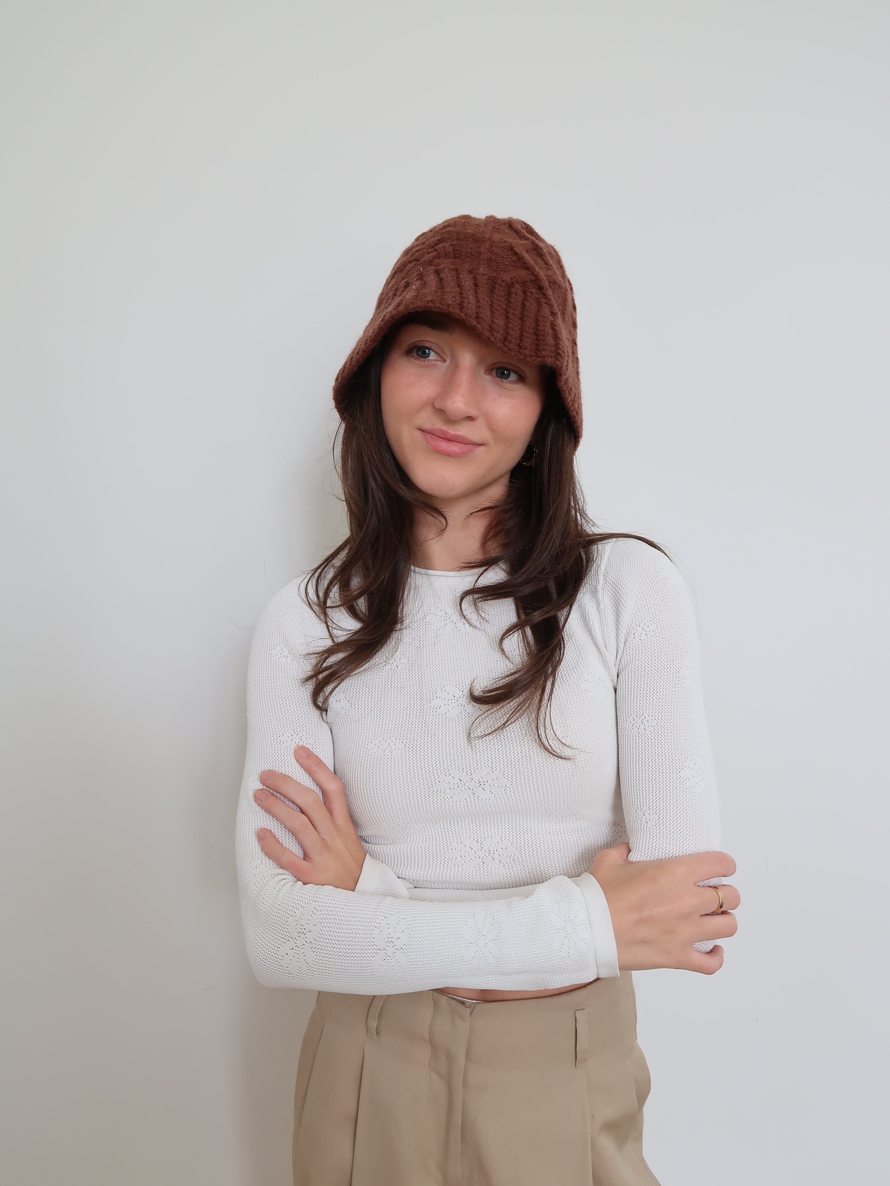 Cable Knit Hat - HT1756