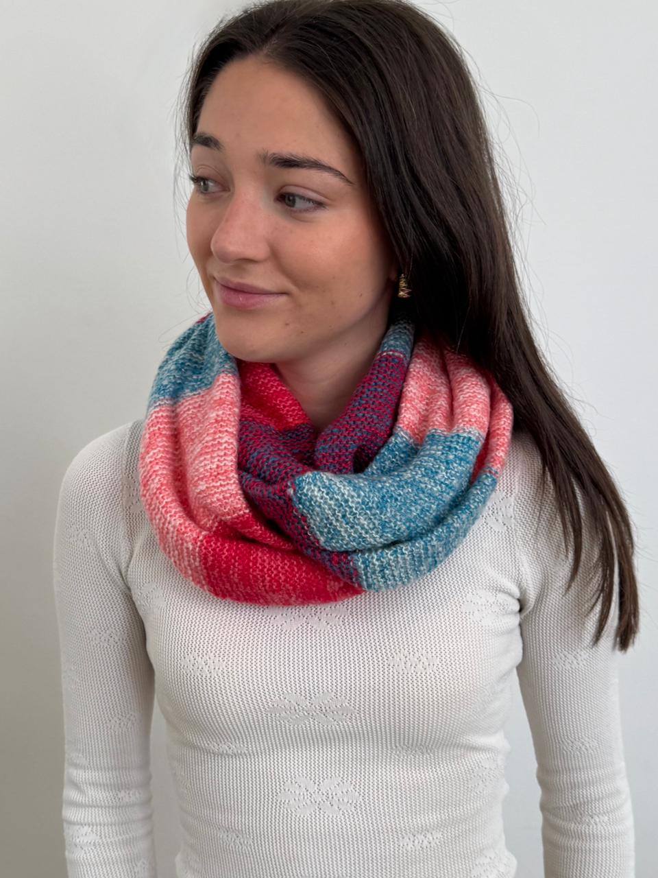 Thick Knitted Snood - Scarf One-Piece 332219