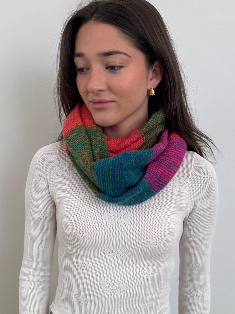 Thick Knitted Snood - Scarf One-Piece 332219