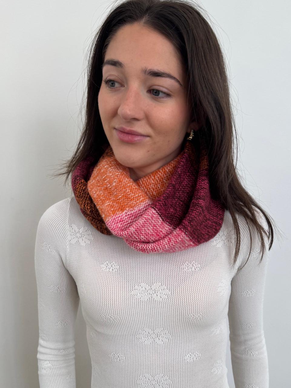 Thick Knitted Snood - Scarf One-Piece 332219