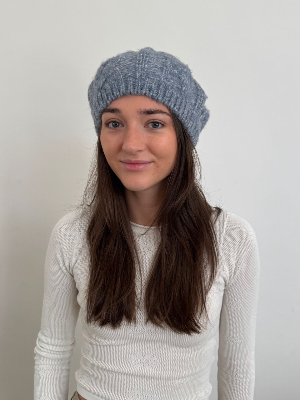 Wool Mix Soft Beret - LWK25131