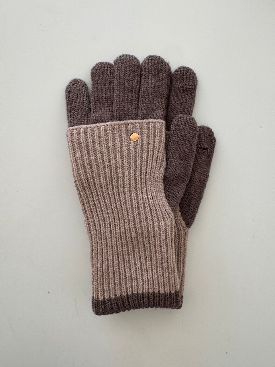 Two In One Rib Gloves GLO22