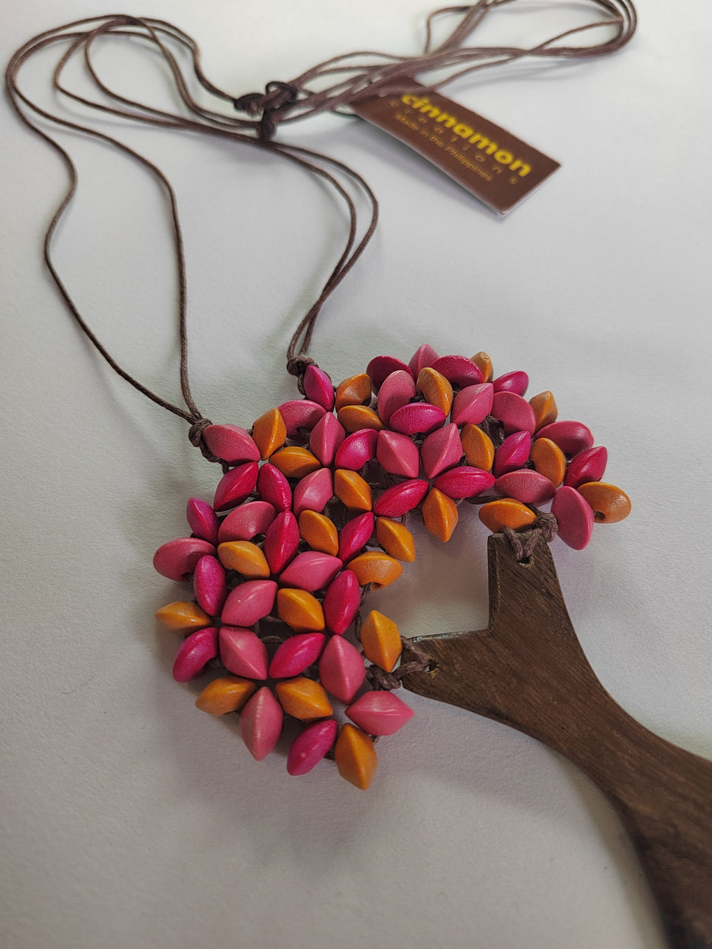 Colourful Tree of Life Necklace N6-6265