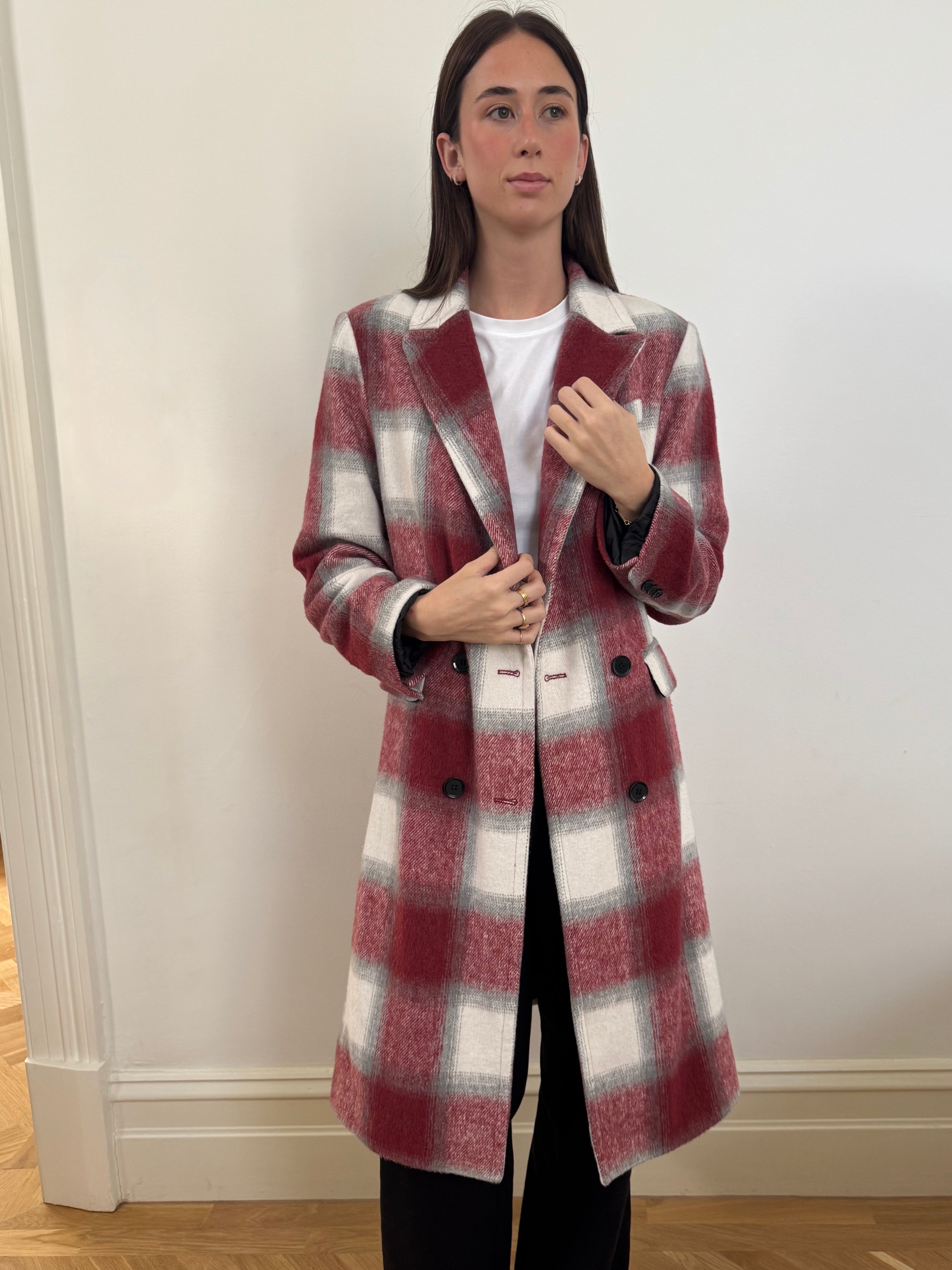 Checkers Trench Coat - LC2509