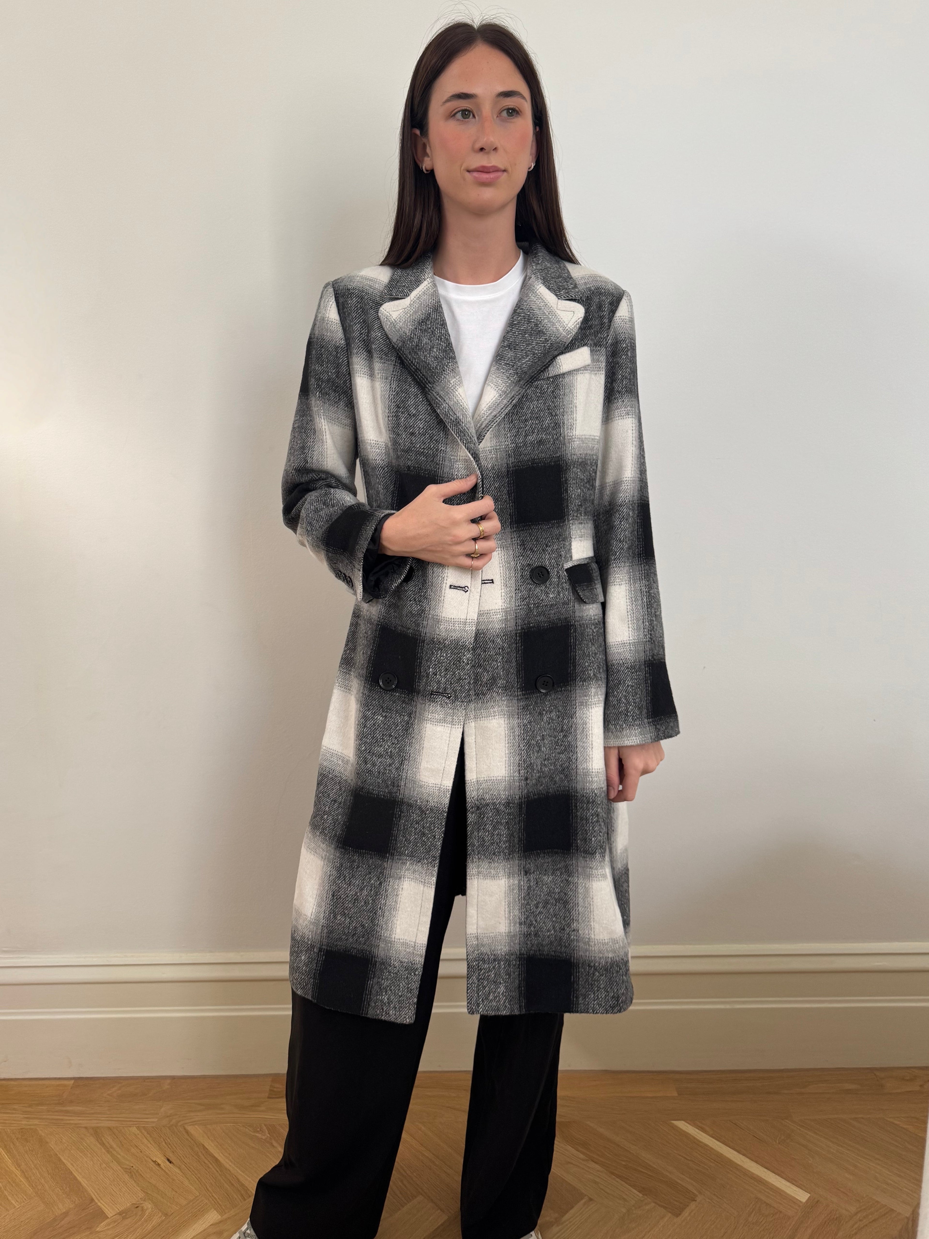 Checkers Trench Coat - LC2509