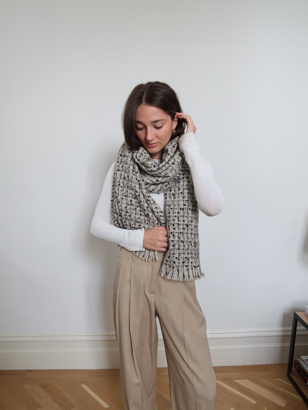 Knitted Winter Scarf PWS2153