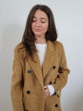 Wool Trench Coat - Mustard SM011