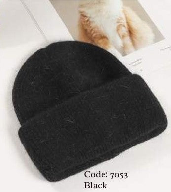 Wool Blend Soft Beanie 7053