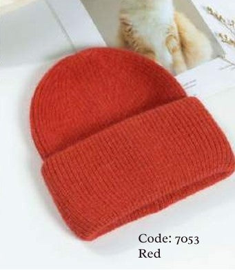 Wool Blend Soft Beanie 7053