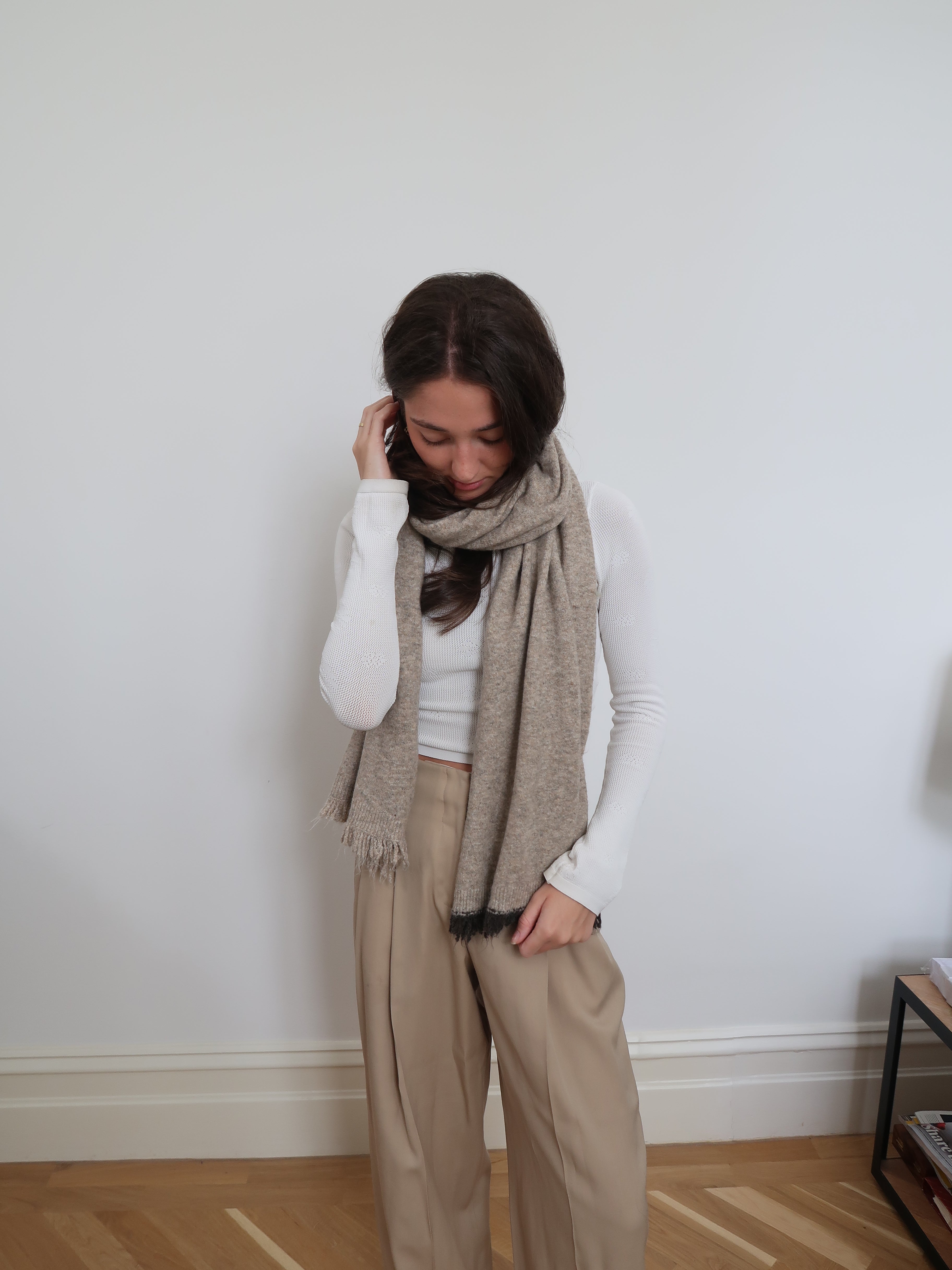 Wool Blend Scarf - TS-2420