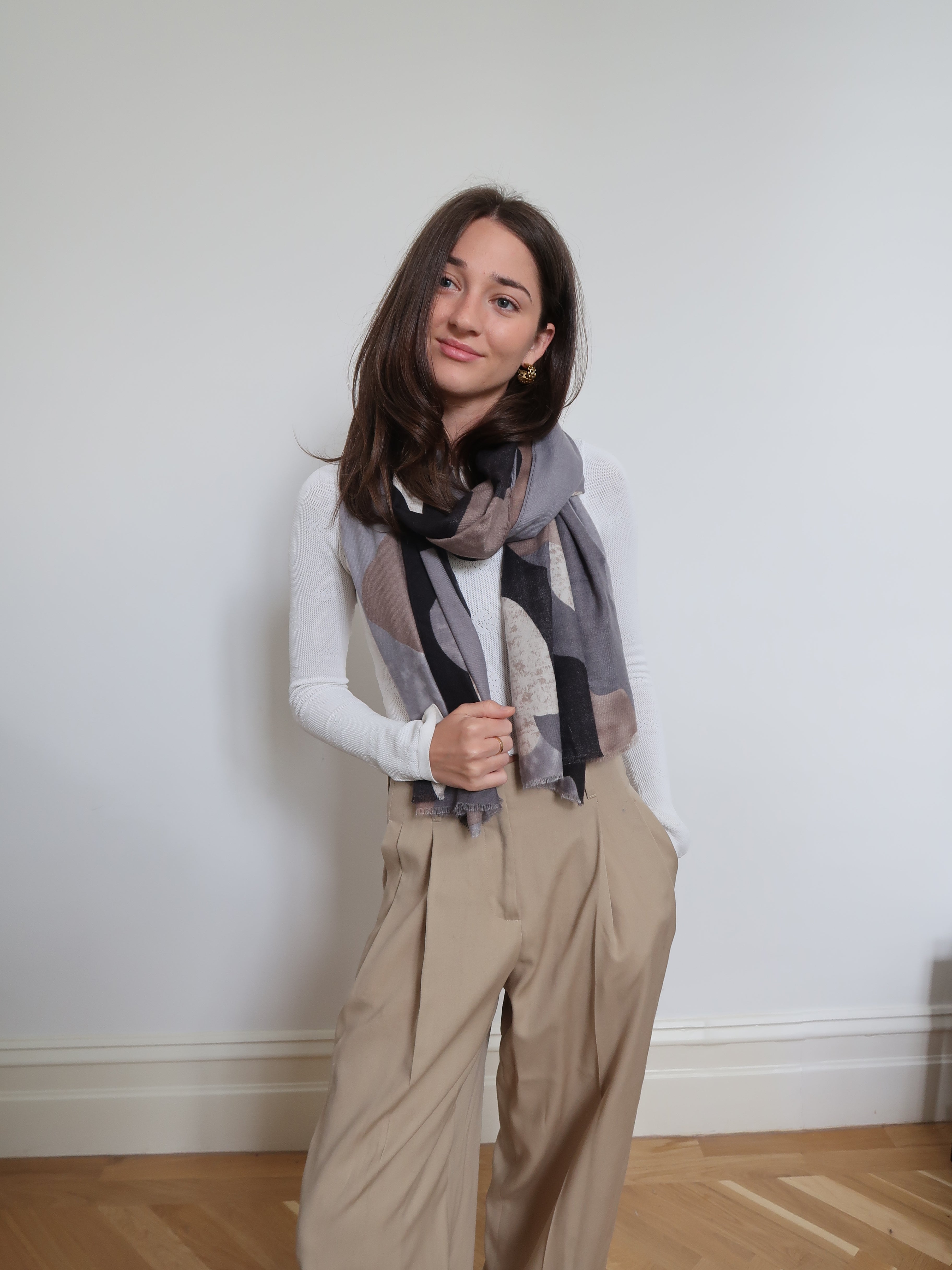 Lightweight Scarf Print - TS2404