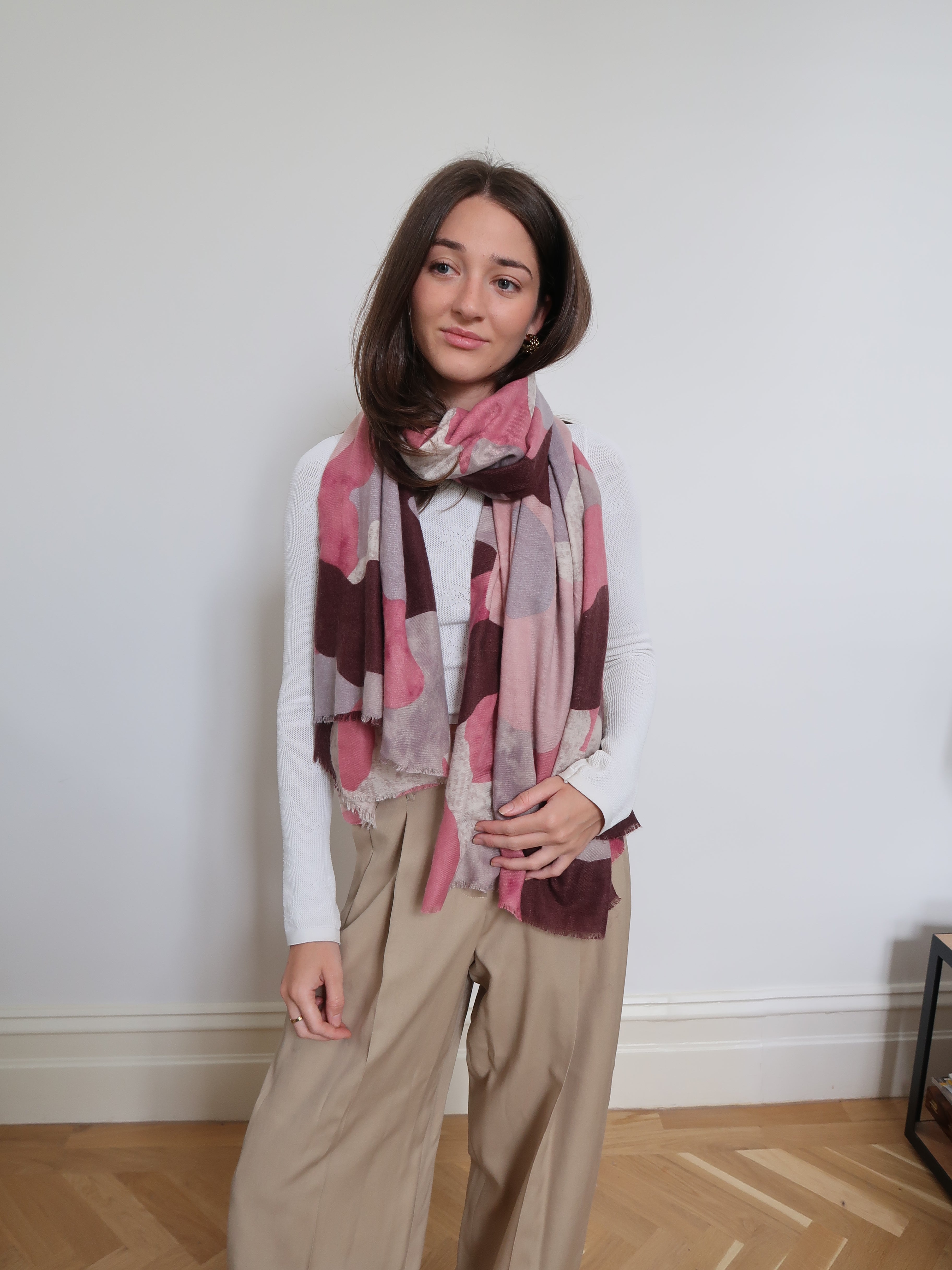 Lightweight Scarf Print - TS2404