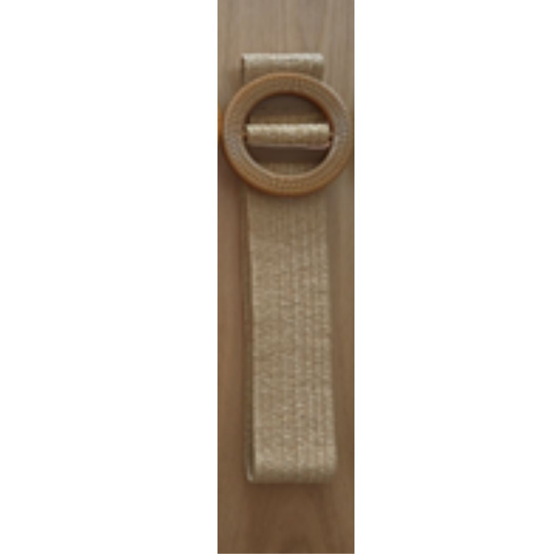 Elastic Belt with Round Buckle Adjustable B019