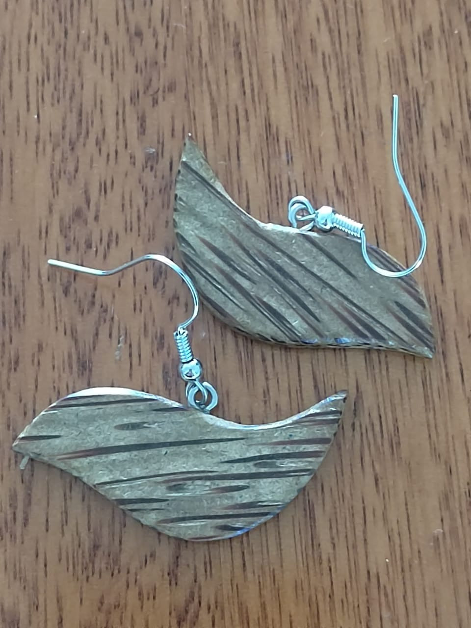 Wooden Bird Earrings E7-813