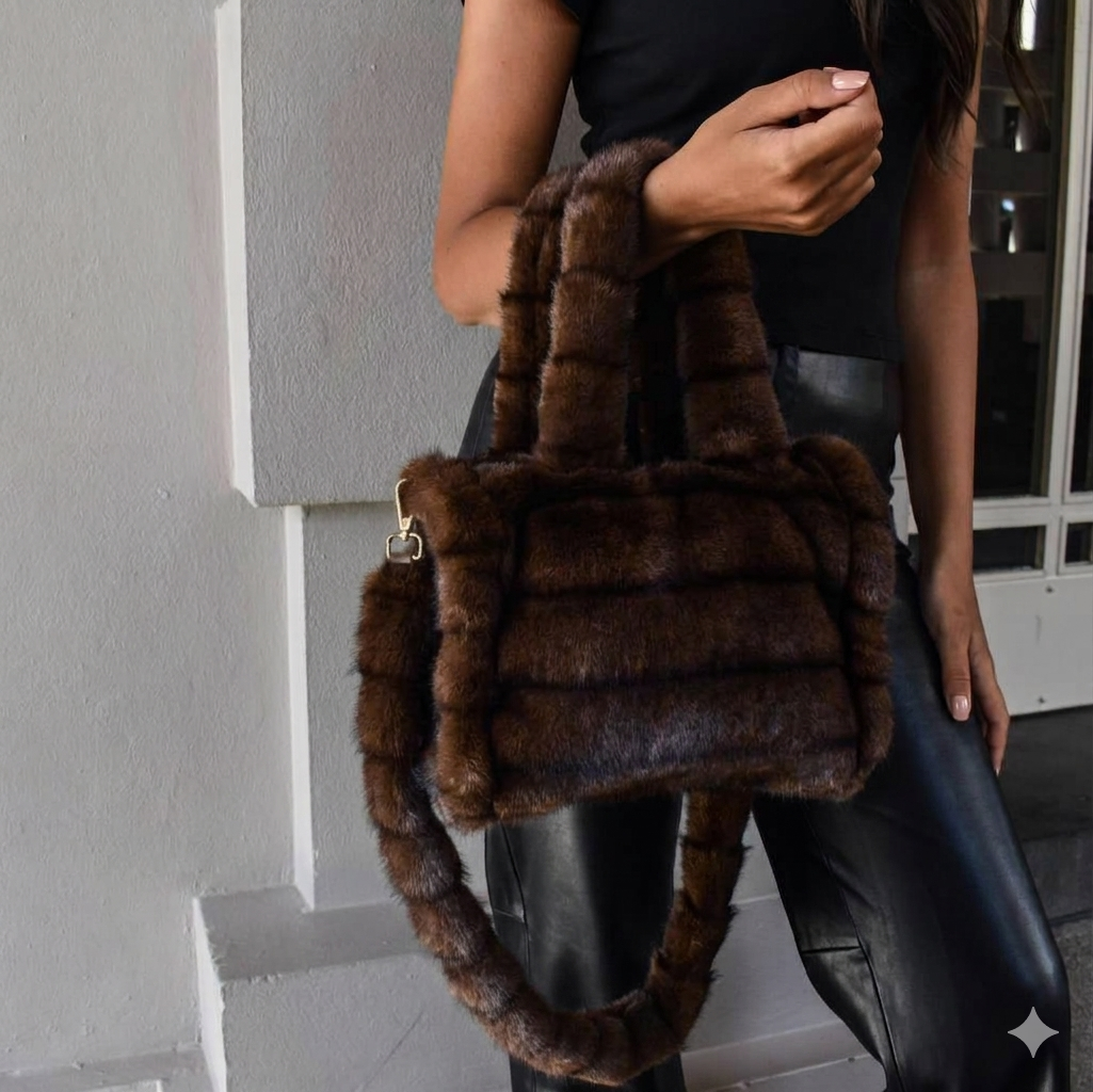 Fluffy Faux Fur Winter Bag Small BG2025