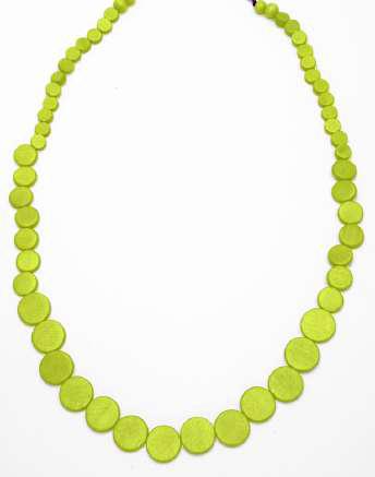 Classic Plain Wooden Bead Necklace N6-6316