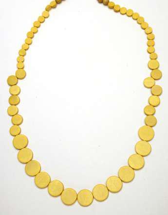 Classic Plain Wooden Bead Necklace N6-6316