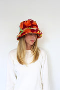 Faux Fur Bucket Hat Multicoloured - 7102