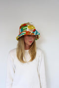 Faux Fur Bucket Hat Multicoloured 7073