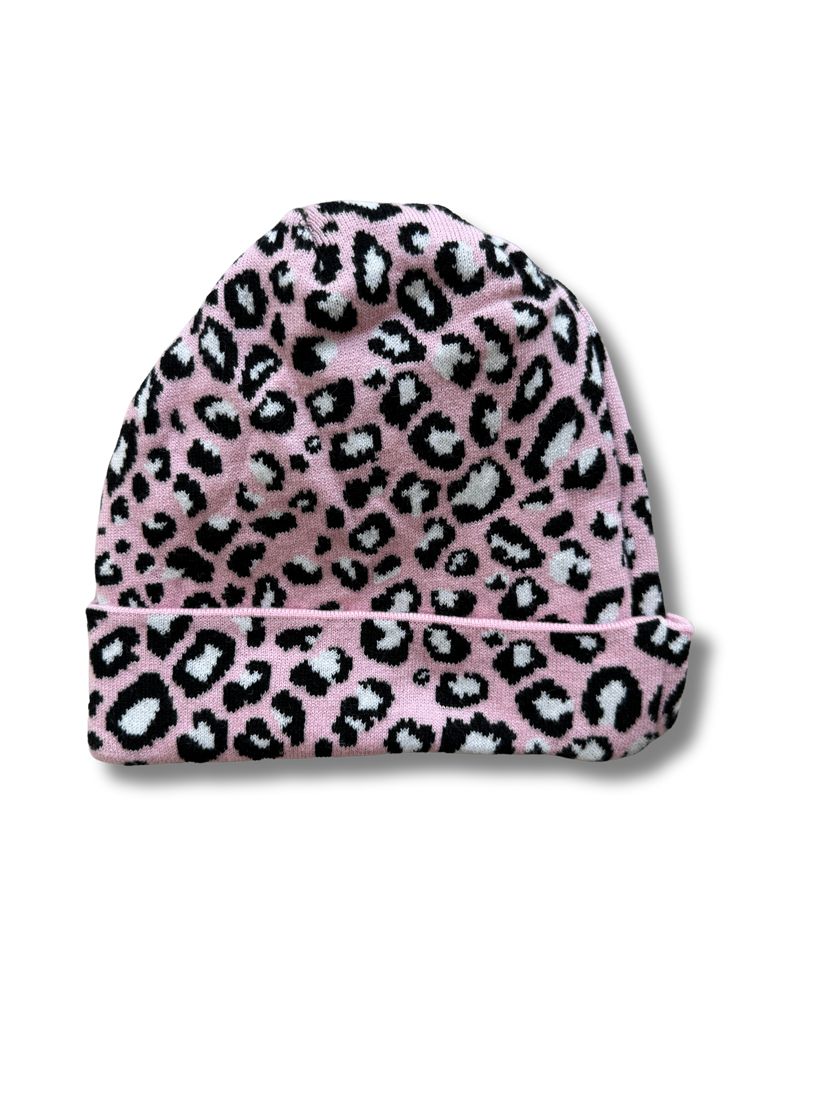 Leopard Print Beanie - 7126
