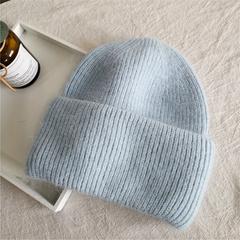 Wool Blend Soft Beanie 7053