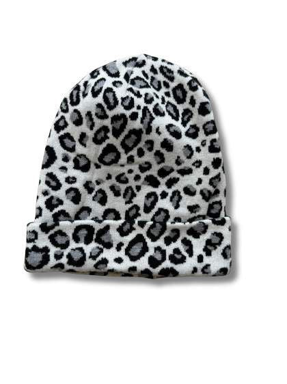 Leopard Print Beanie - 7126