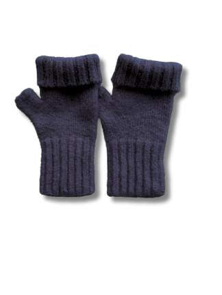 Thick Fingerless Knitted Mittens GLO13
