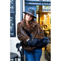 Short Faux Fur Leopard Jacket - 67084
