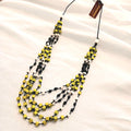 Multi-Layered and Beaded Necklace N7-1391ABF