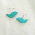 Wooden Bird Earrings E7-813