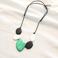 Wooden Heart Pendant and Necklace N7-1456