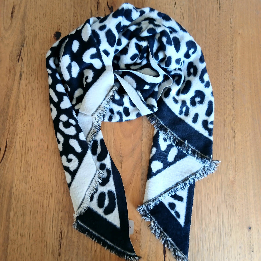 Leopard Winter Scarf Soft 332761