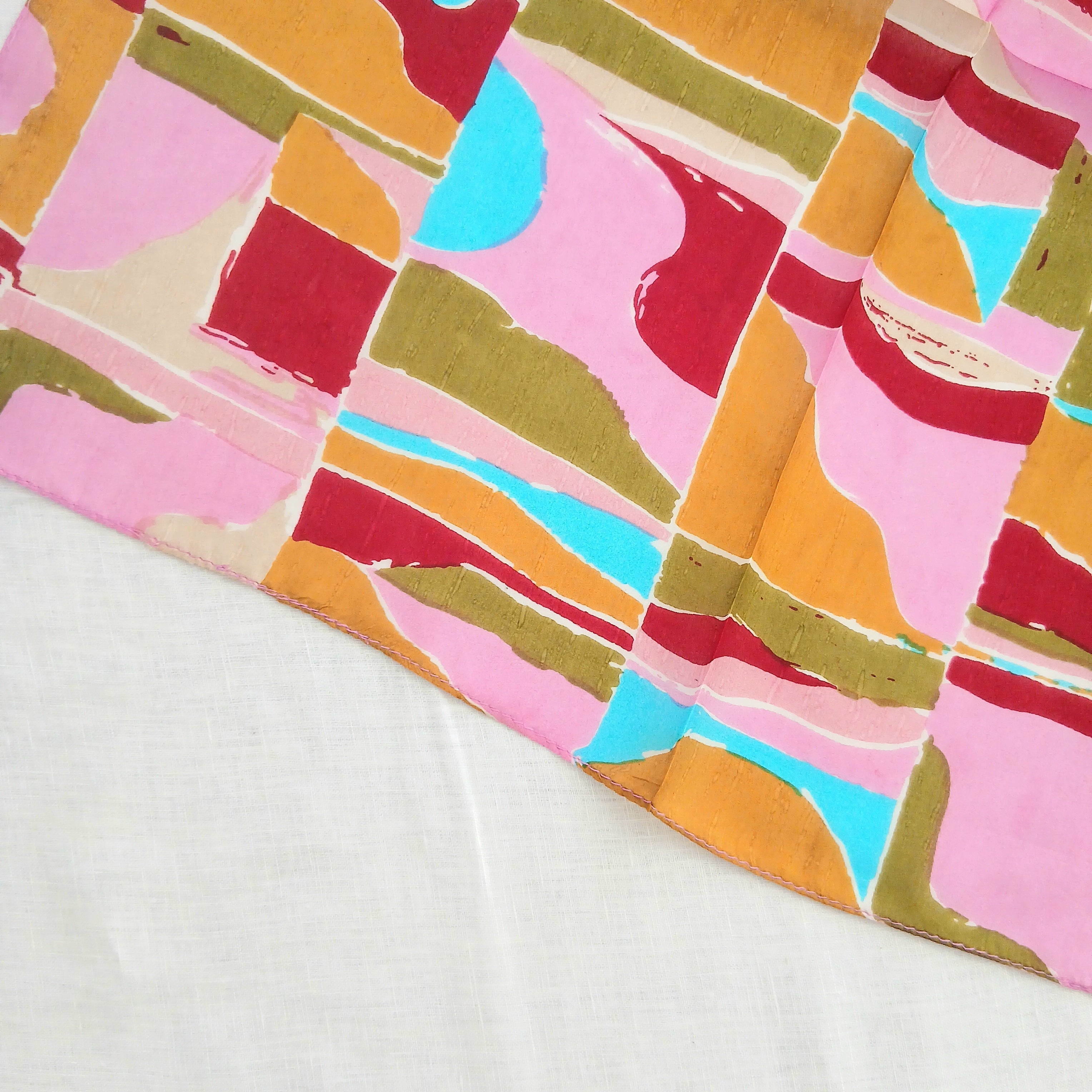 Pure Silk Scarf Necktie Retro TS-1147