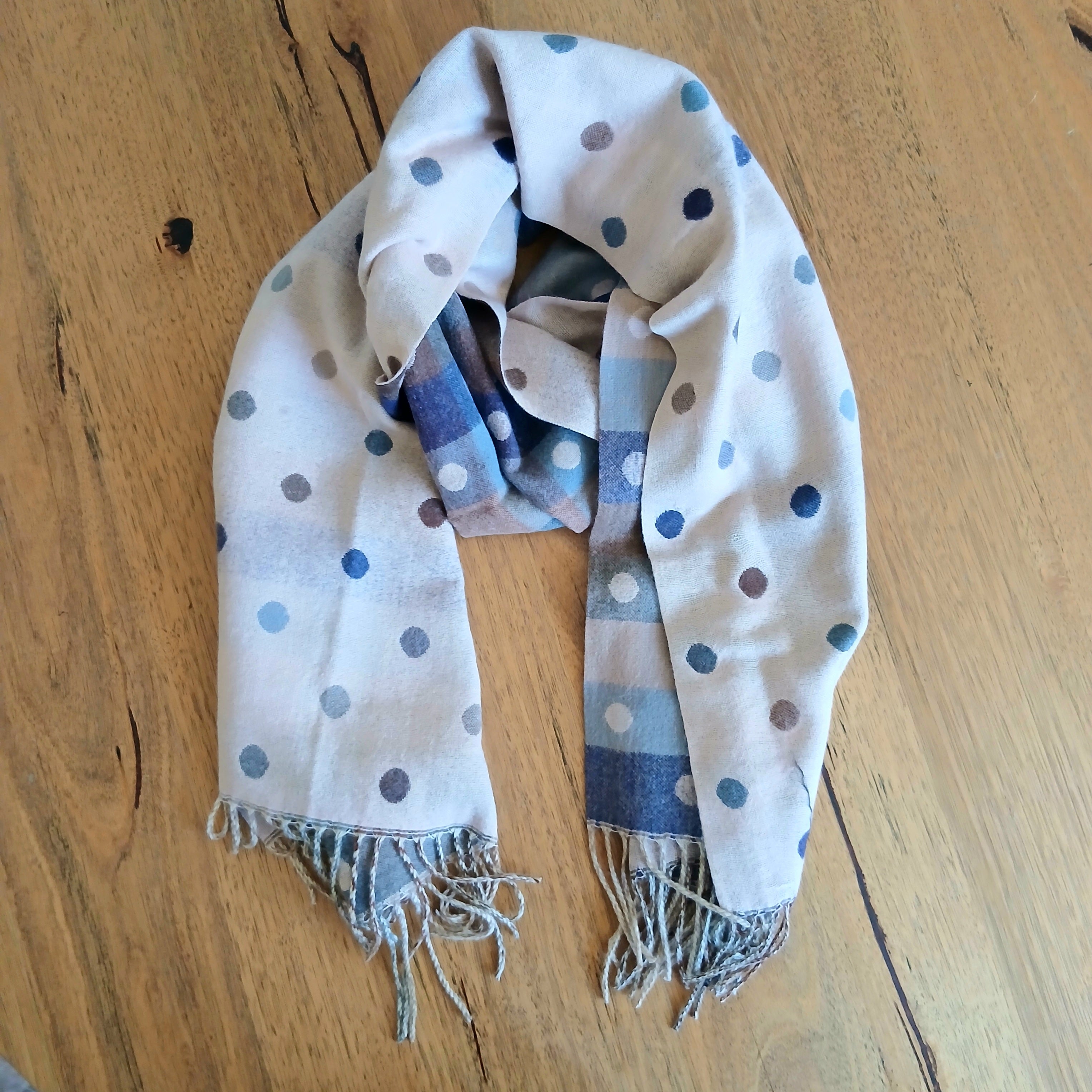 2 Sides Printed Winter Scarf PJS0029