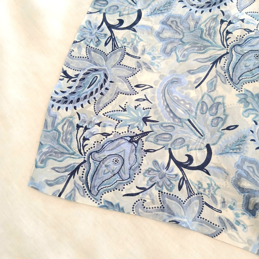 Necktie Pure Silk Blue Oriental PS-1058/S