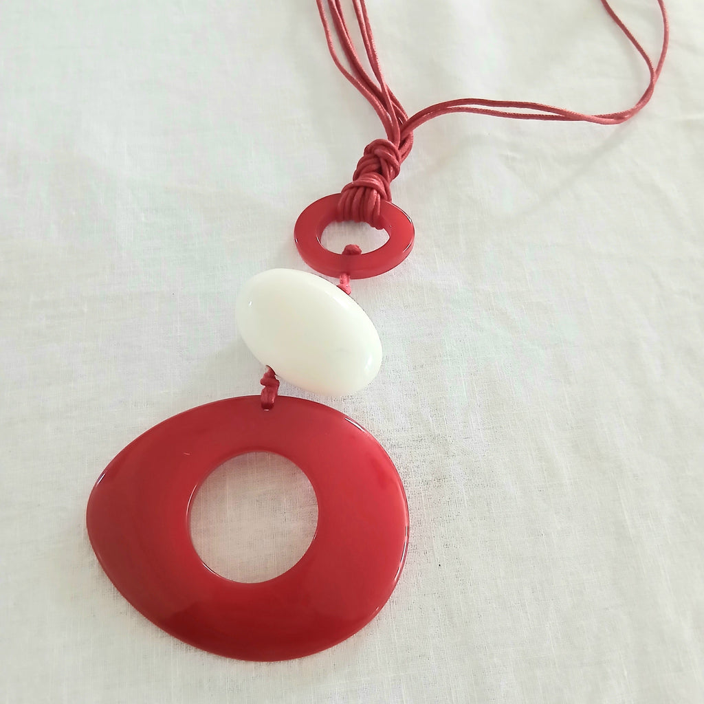 3 Natural Shapes Necklace NK-34757