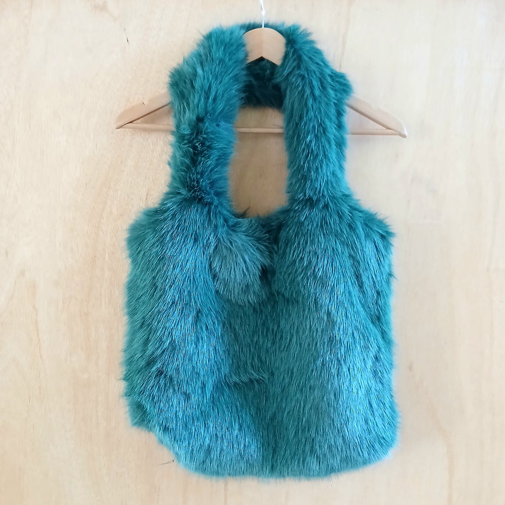 Faux Fur Tote Bag Plain BG2709