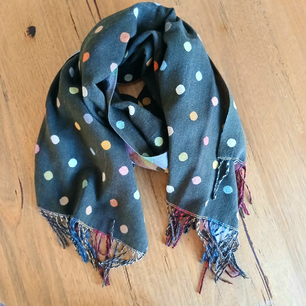 2 Sides Printed Winter Scarf PJS0029