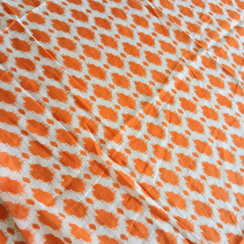 Orange and Blue Scarf 13985