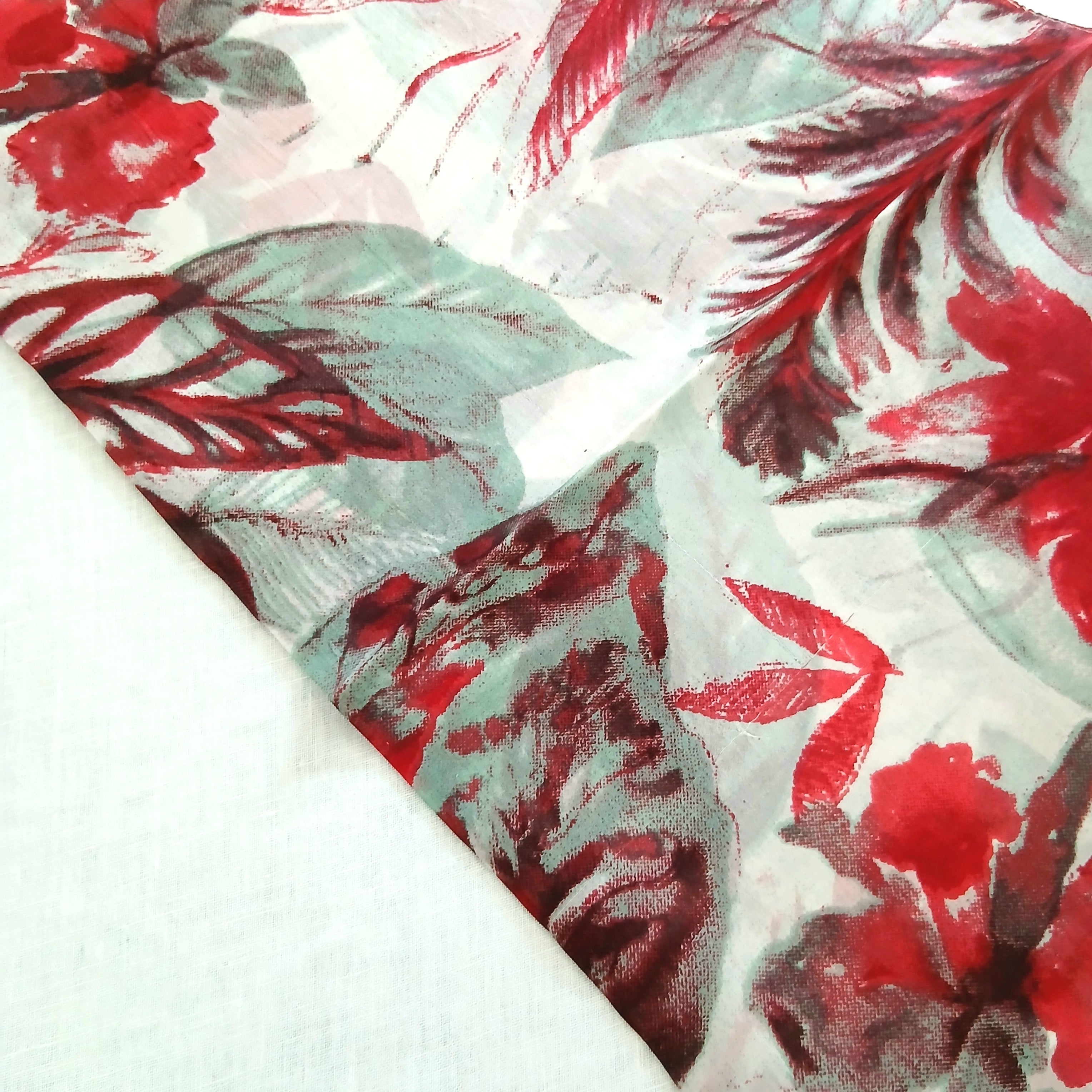 Silk Scarf - Softly Floral Scarf TS-1121/L